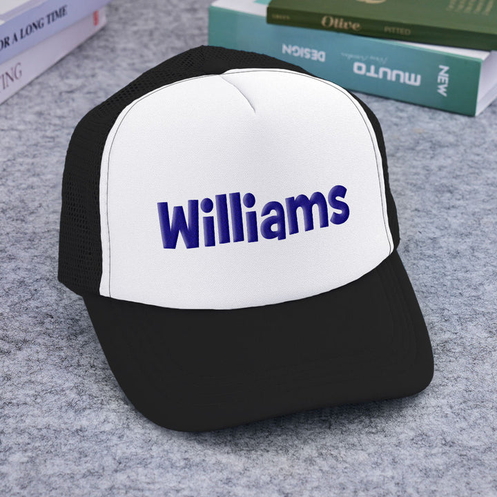 Custom Puff Print Trucker Hat Personalized Name Foam Trucker Caps for Adult Back to School Gift