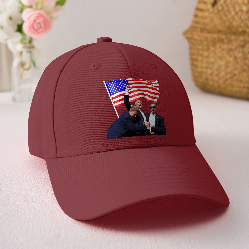 Fight! 2024 Assassination Hat Trump 2024 Shot Hat for Donald Trump Supporter