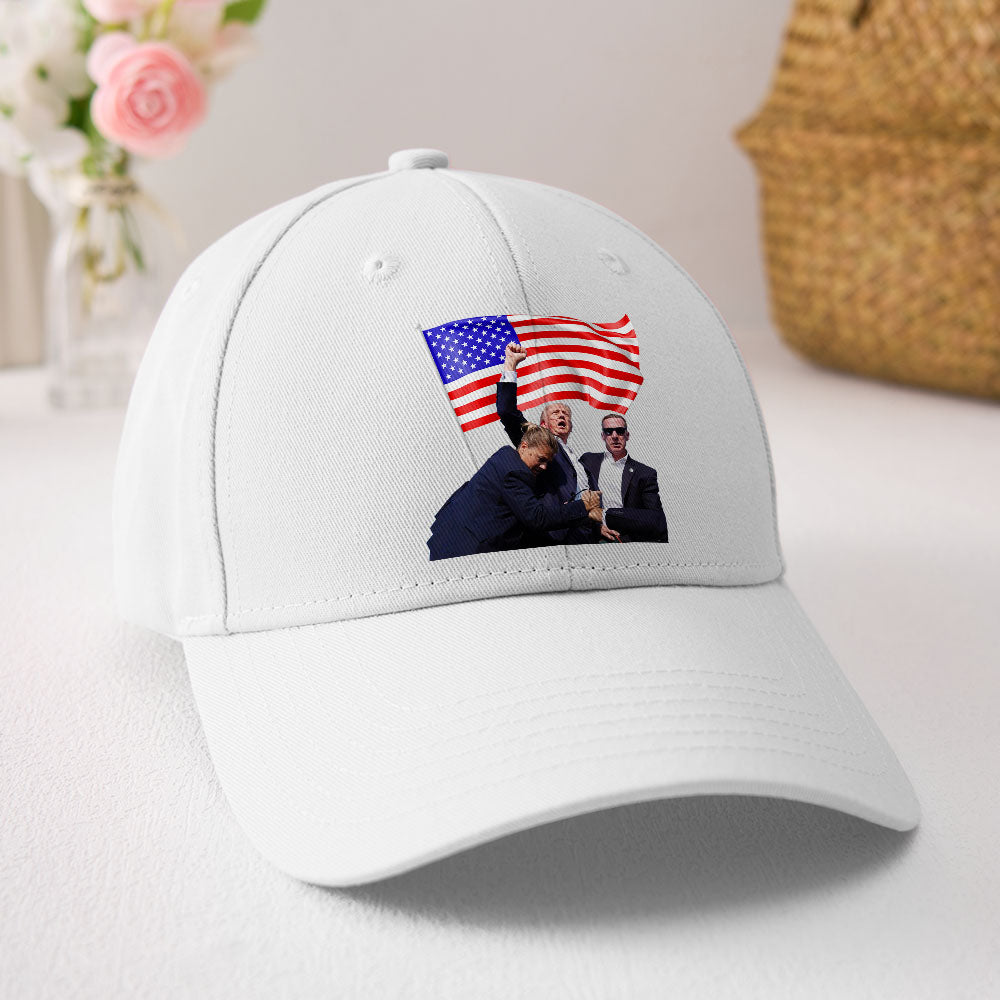 Fight! 2024 Assassination Hat Trump 2024 Shot Hat for Donald Trump Supporter