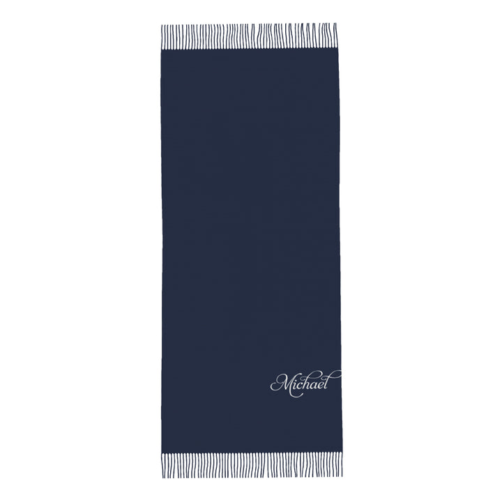 Personalised Winter Scarf Custom Name Unisex Scarf