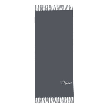 Personalised Winter Scarf Custom Name Unisex Scarf