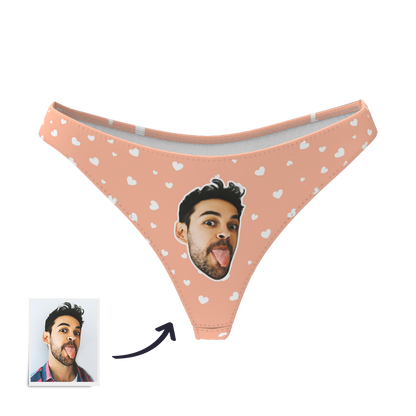 Sweet Heart - Women's Popular Custom Face Thong Pantie Underwear