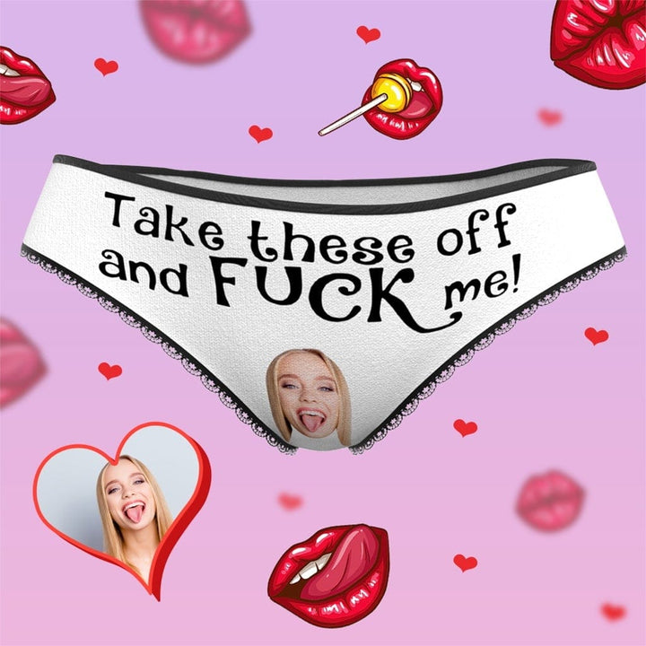Custom Panties Face Panties Personalized Valentines Day Gifts