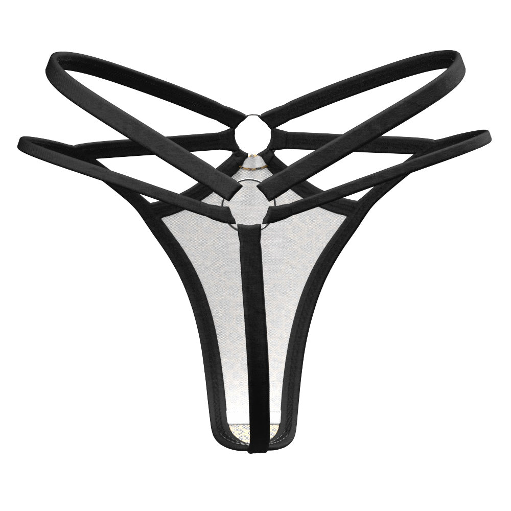 Custom Face Thong Leopard Zipper Face Funny Sexy Thongs Personalized Female Boxer Gift for Her