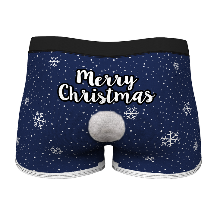 Custom Face Christmas Underwear Men's Boxers Briefs