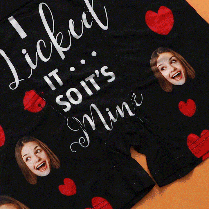 Custom Photo Boxer, Funny Face Boxer It's Mine AR View