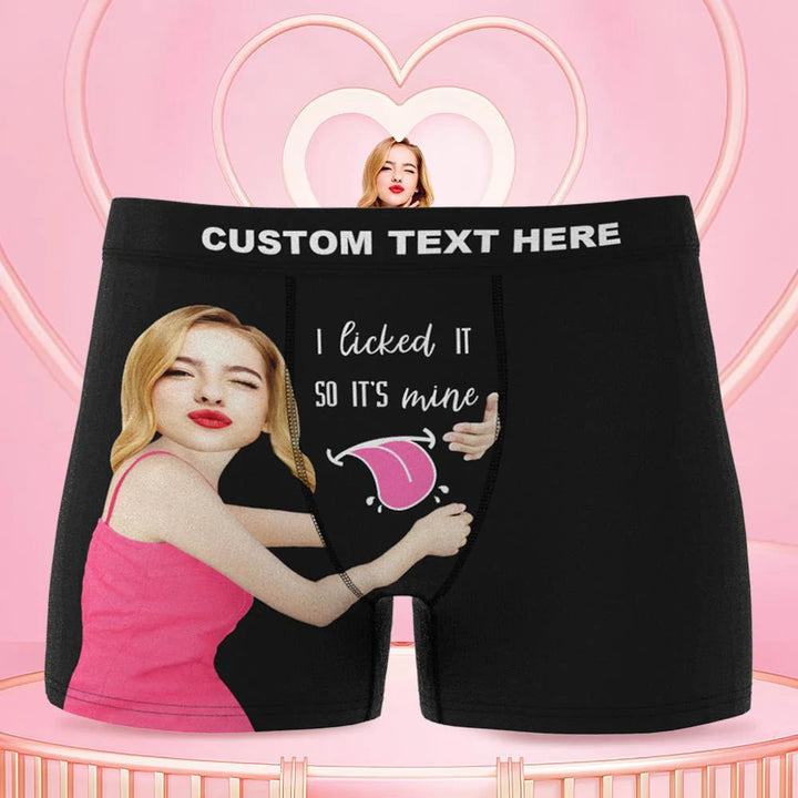 Personalised Boxers with Face Valentine's Day Gift For Him