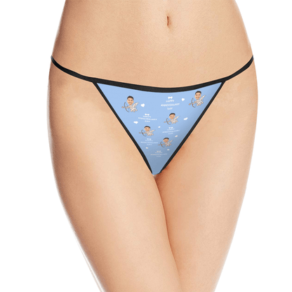 Custom Thong Underwear Personalized Thong Valentines Day Gifts For Her