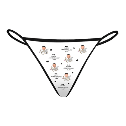Custom Thong Underwear Personalized Thong Valentines Day Gifts For Her