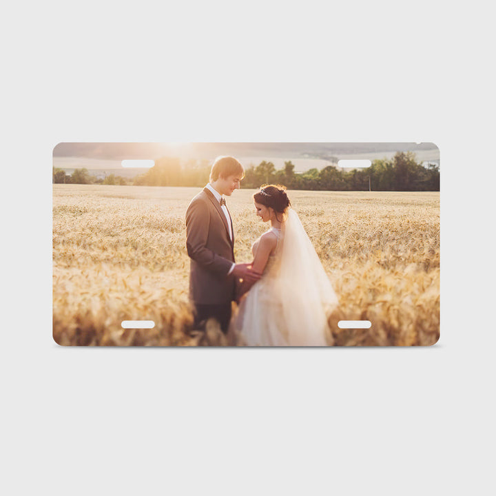Personalized Photo License Plate Novelty Auto Tag Car License Plate