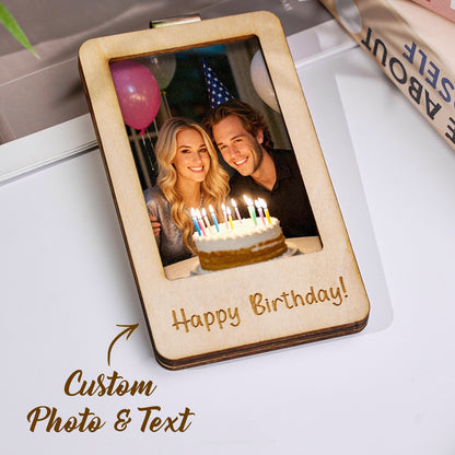 Personalized Photo Frame Car Sun Visor Clip Car Accessories Decoration Gift for Him