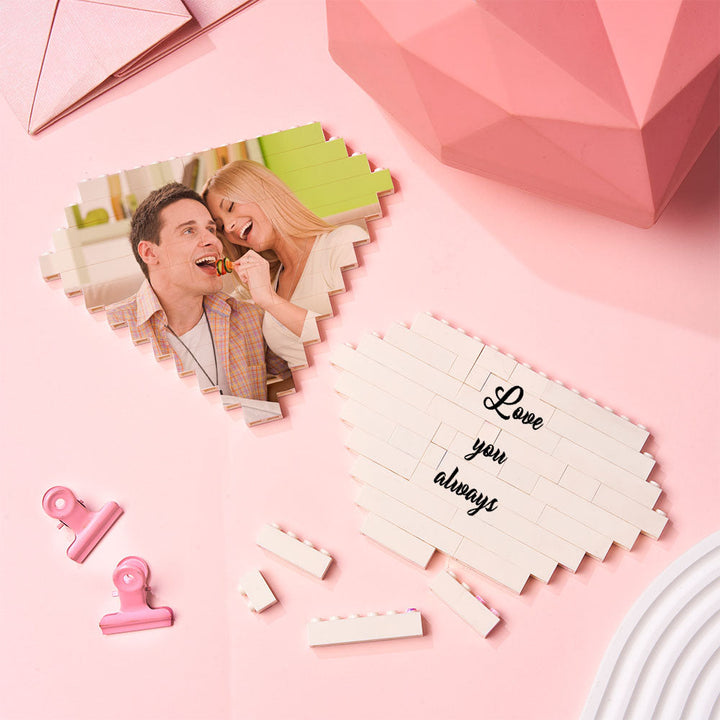 Custom Building Bricks Personalised Photo Block Diamond Shape