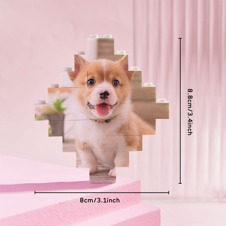 Photo Building Bricks Personalised Block Lozenge Shape