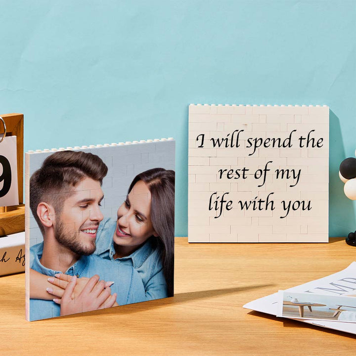 Custom Building Brick Personalized Square Block Puzzle