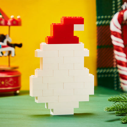 Personalized Santa Claus Building Blocks Christmas Block Brick Puzzles