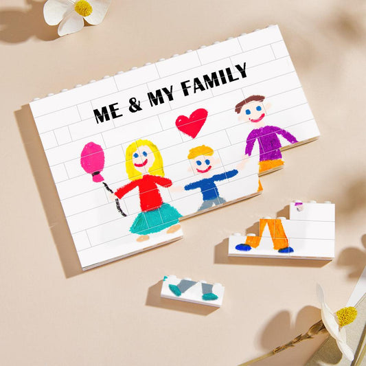 Custom Graffiti Style Building Brick Photo Building Blocks For Kids