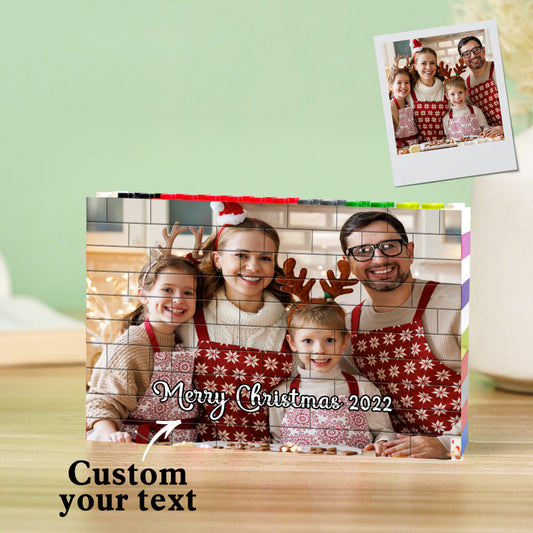 Personalised Colors Building Bricks with Photo and Text