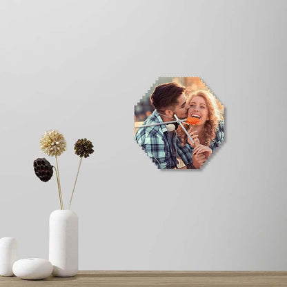 Custom Building Blocks Desk Clock Wall Clock Personalized Puzzle Custom Photo Brick Clock Gift For Couple