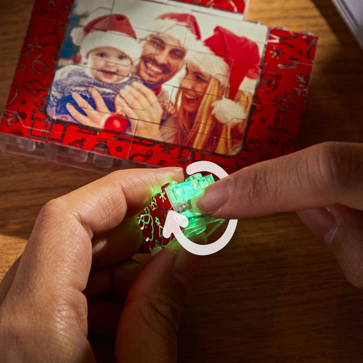 Custom Photo Building Brick Light Up Building Bricks Multicolor LED Light Brick Gift for Him