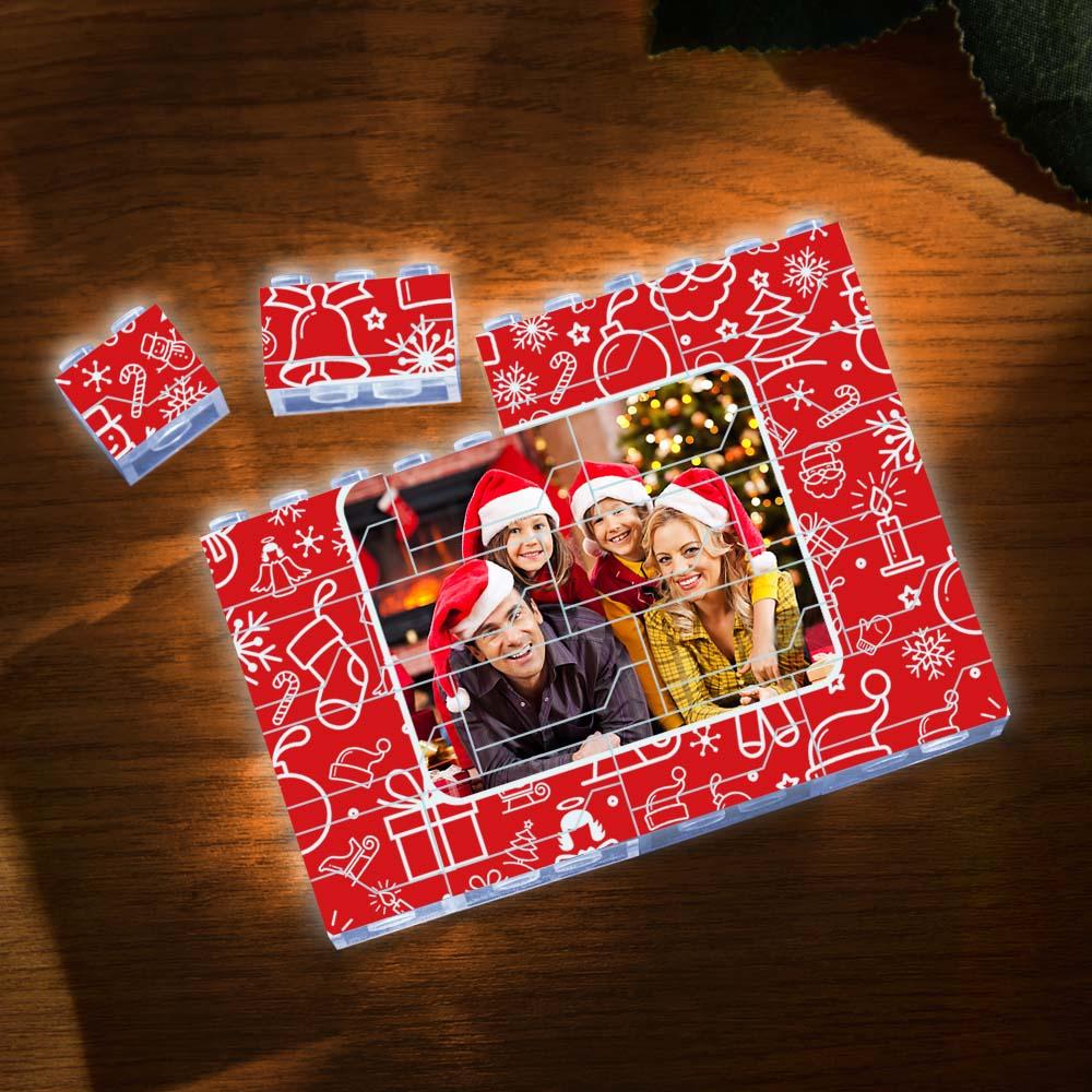 Custom Photo Building Brick Light Up Building Bricks Multicolor LED Light Brick Gift for Him