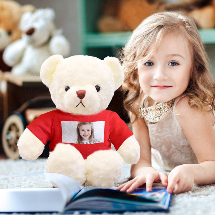 Personalized Teddy Bear Plush Toys Custom Photo Bear Stuffed Animal Doll Gifts for Her