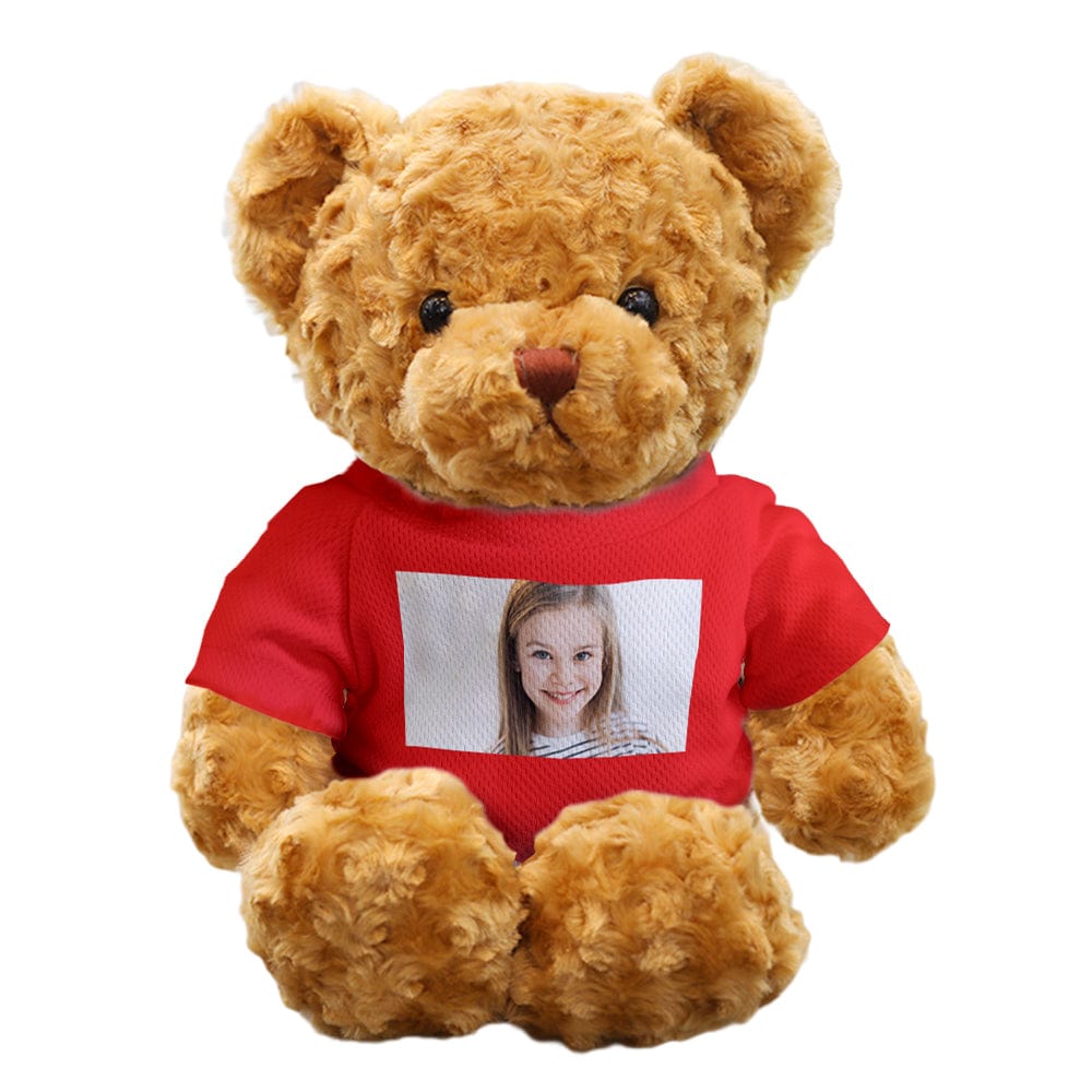 Personalized Teddy Bear Plush Toys Custom Photo Bear Stuffed Animal Doll Gifts for Her