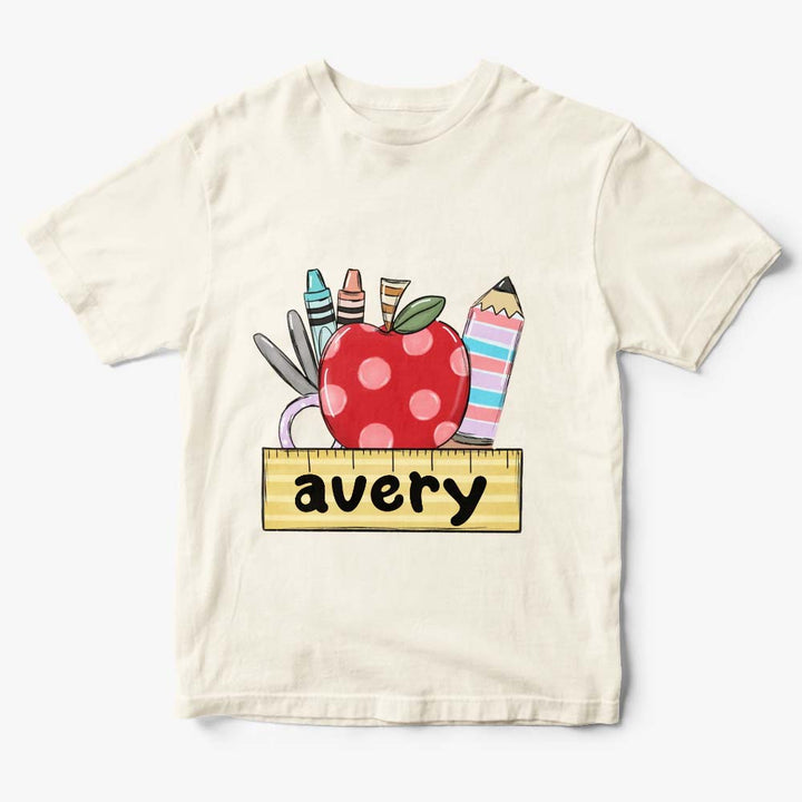 Personalized Back to School T-shirt First Day of School Shirt Gift for Kids