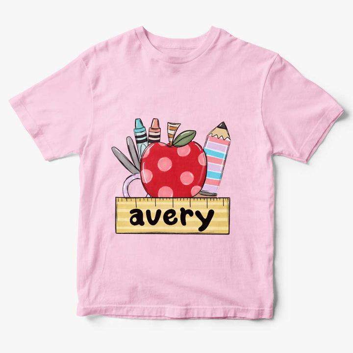 Personalized Back to School T-shirt First Day of School Shirt Gift for Kids