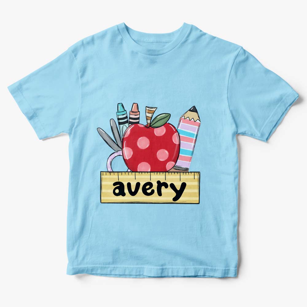Personalized Back to School T-shirt First Day of School Shirt Gift for Kids