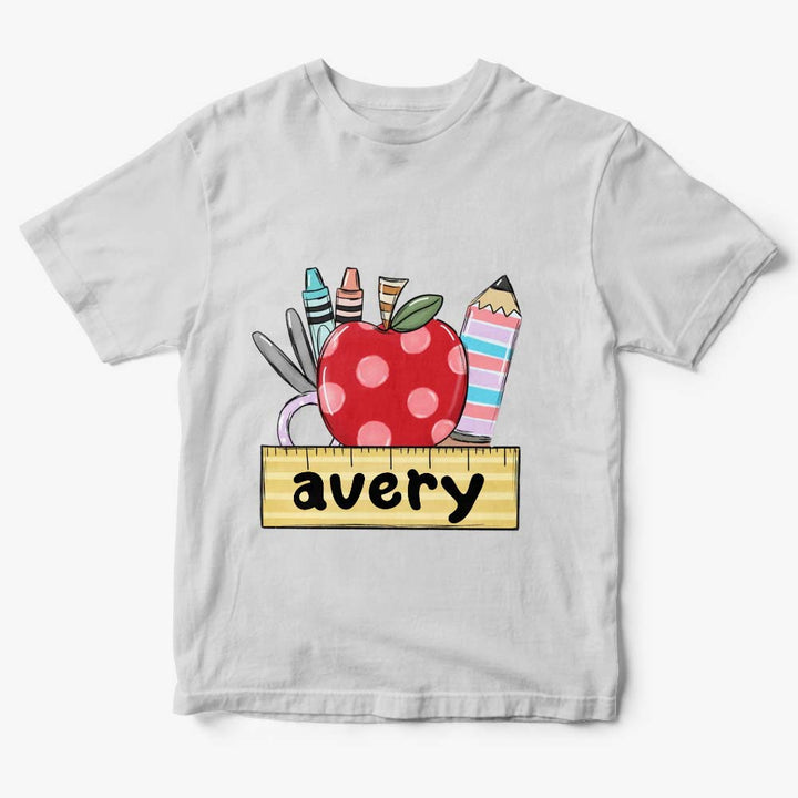Personalized Back to School T-shirt First Day of School Shirt Gift for Kids