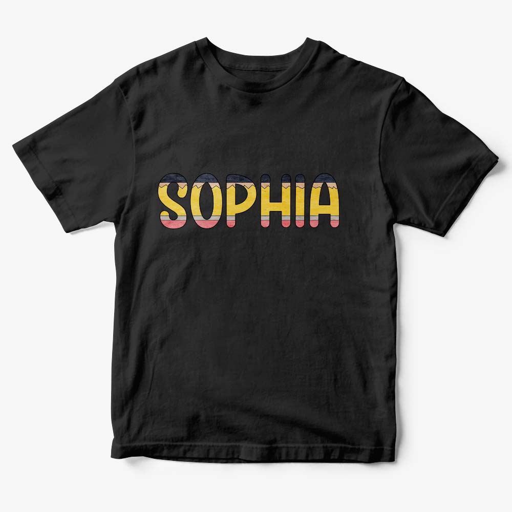 Personalized Back to School Pencil Name T-shirt First Day of School Shirt Gift for Kids