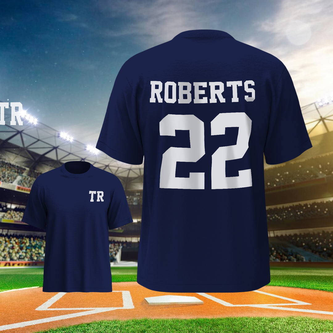 Personalized Football Name & Number Sports T-Shirt Back to School Gifts