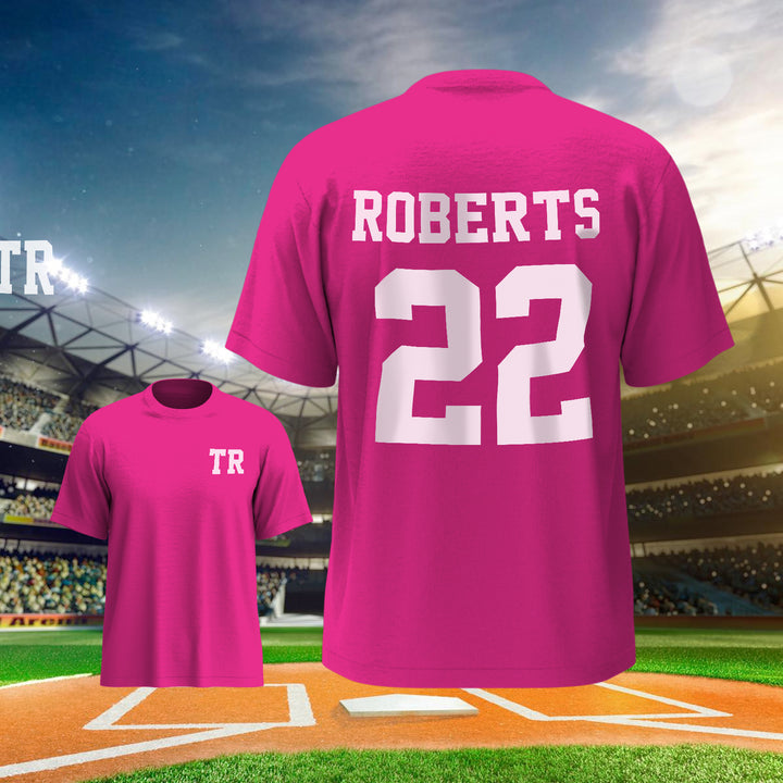 Personalized Football Name & Number Sports T-Shirt Back to School Gifts