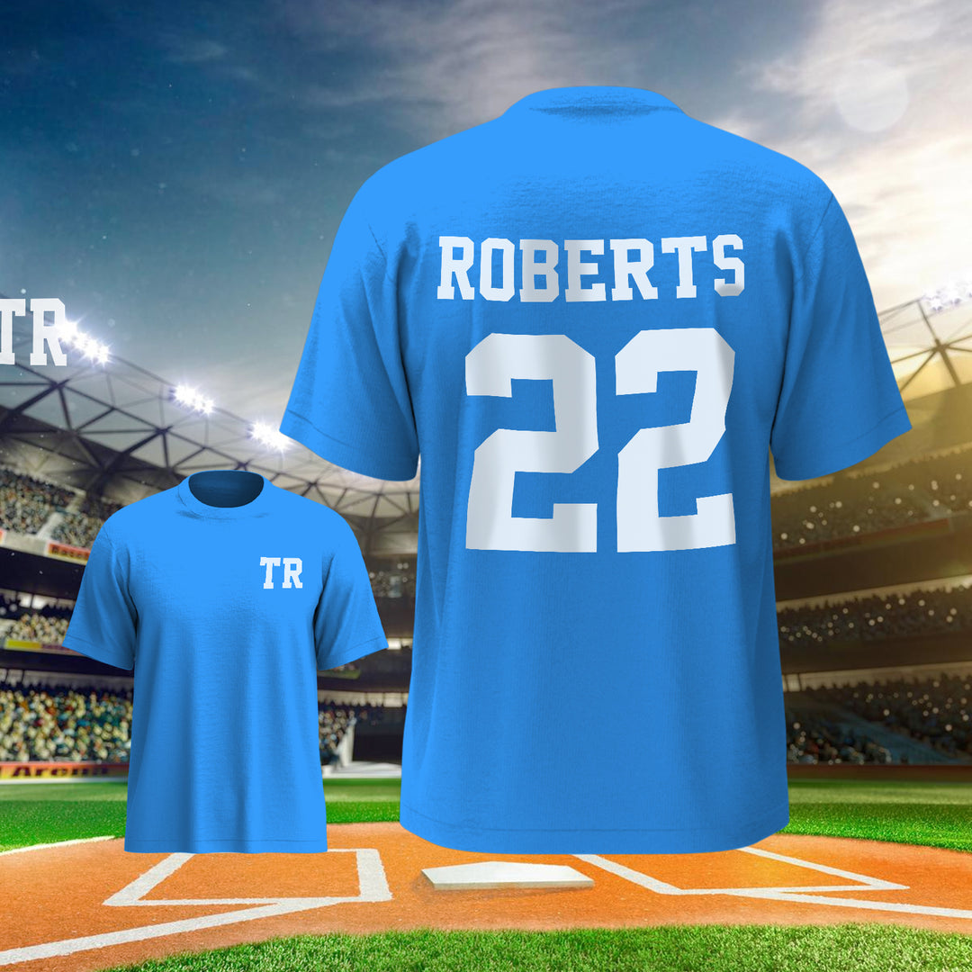 Personalized Football Name & Number Sports T-Shirt Back to School Gifts