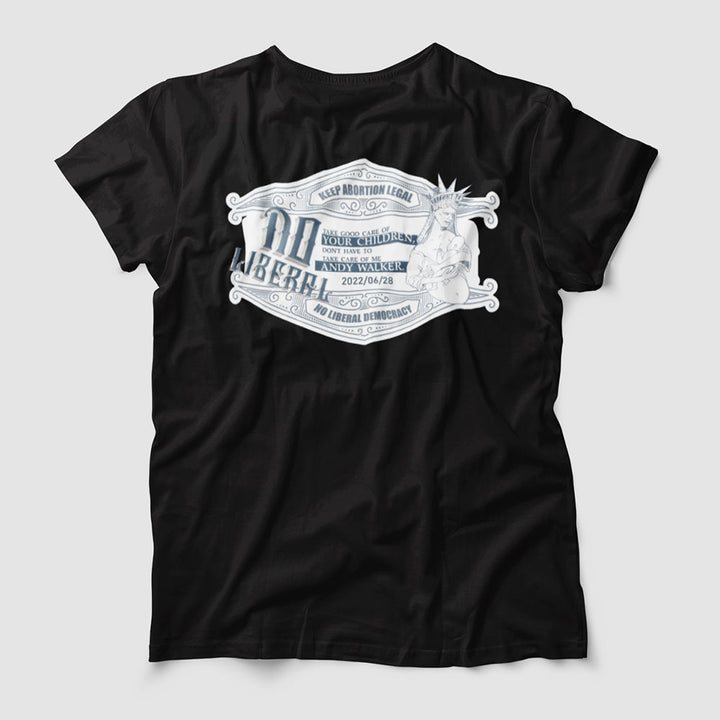 Custom T-Shirts for Women Engraved Name Liberty will be busy taking care of children Feminist T-shirt Gifts for Her