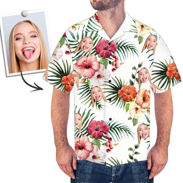 Custom Hawaiian Shirt With Face Gifts for Beach Party Gifts for Men Multiple Styles