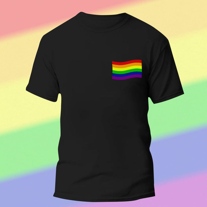 Personalized Gay Pride T-Shirt LGBTQ Rainbow Flag Shirt Gift for Pride Month