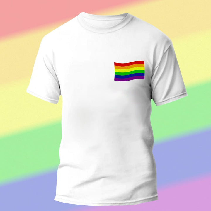 Personalized Gay Pride T-Shirt LGBTQ Rainbow Flag Shirt Gift for Pride Month