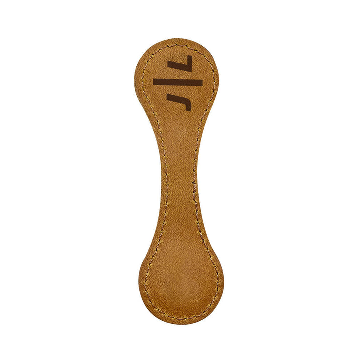 Personalized Alphabet Magnetic Leather Bookmark for Students  Custom Magnetic Bookmark for Readers