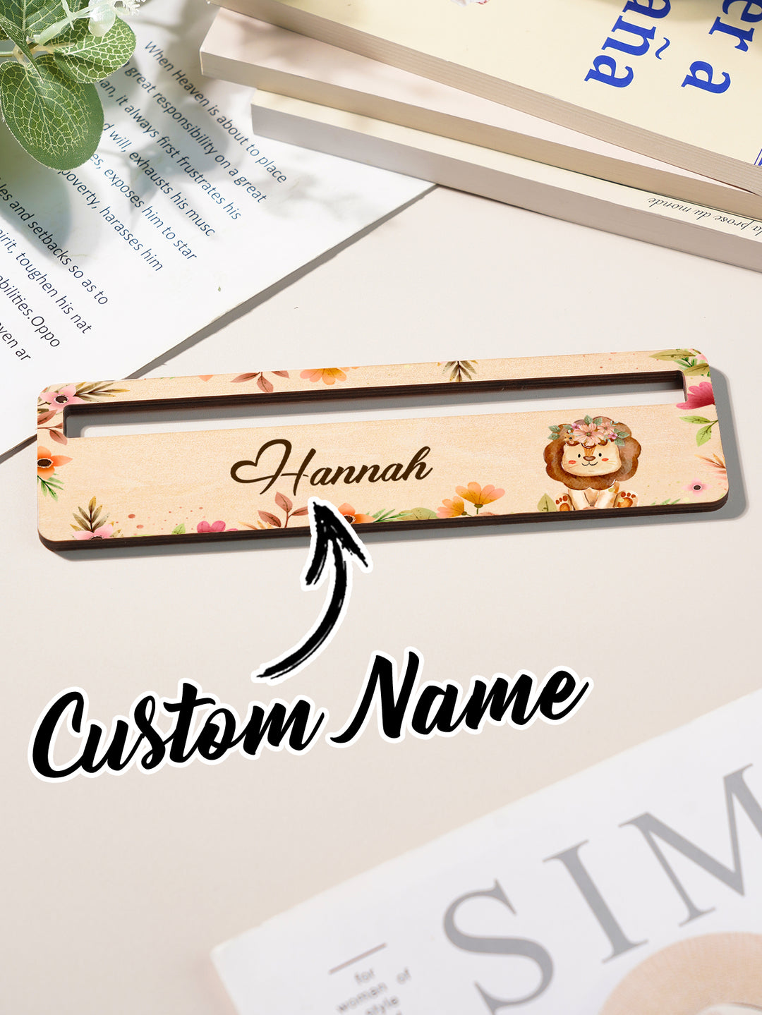 Personalized Name Reading Aid Custom Reading Aid Back To School Gift for Children