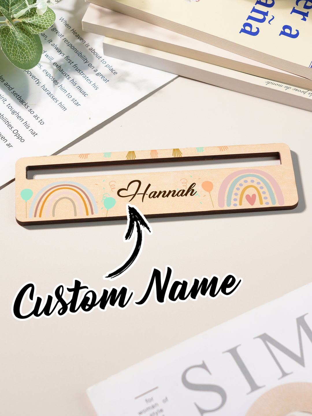 Personalized Name Reading Aid Custom Reading Aid Back To School Gift for Children