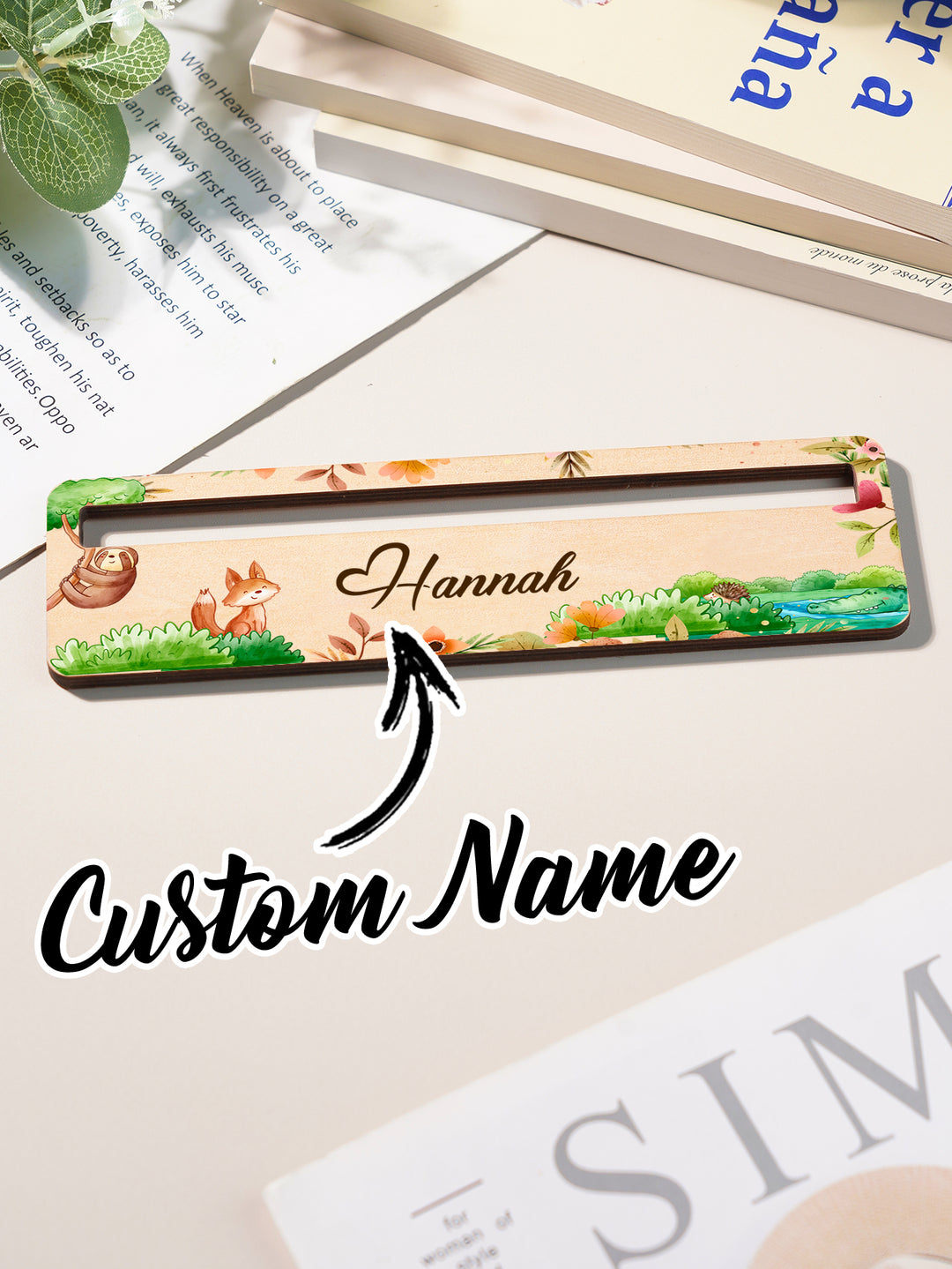Personalized Name Reading Aid Custom Reading Aid Back To School Gift for Children