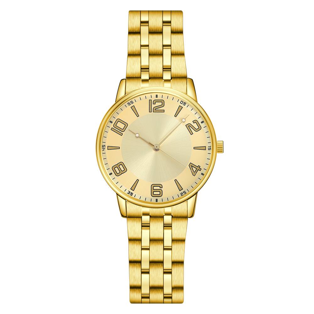 Luxury Men's Golden Watch - Elegant Timepiece