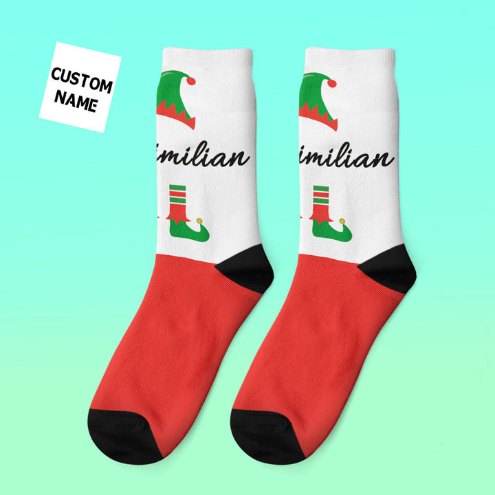 Custom Engraved Thick Socks Funny Christmas Gifts