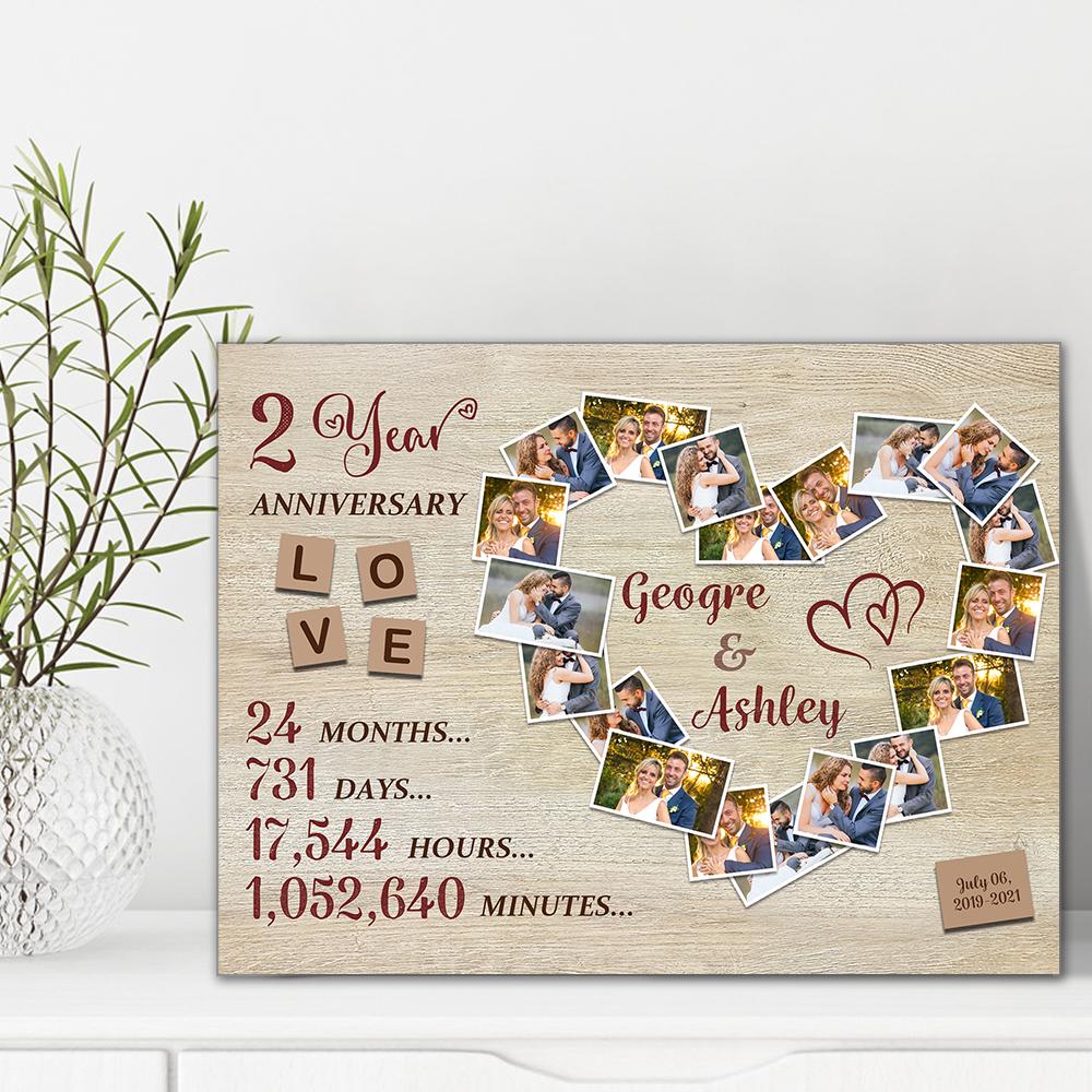 Custom Photo Text Wall Decor Anniversary Gifts