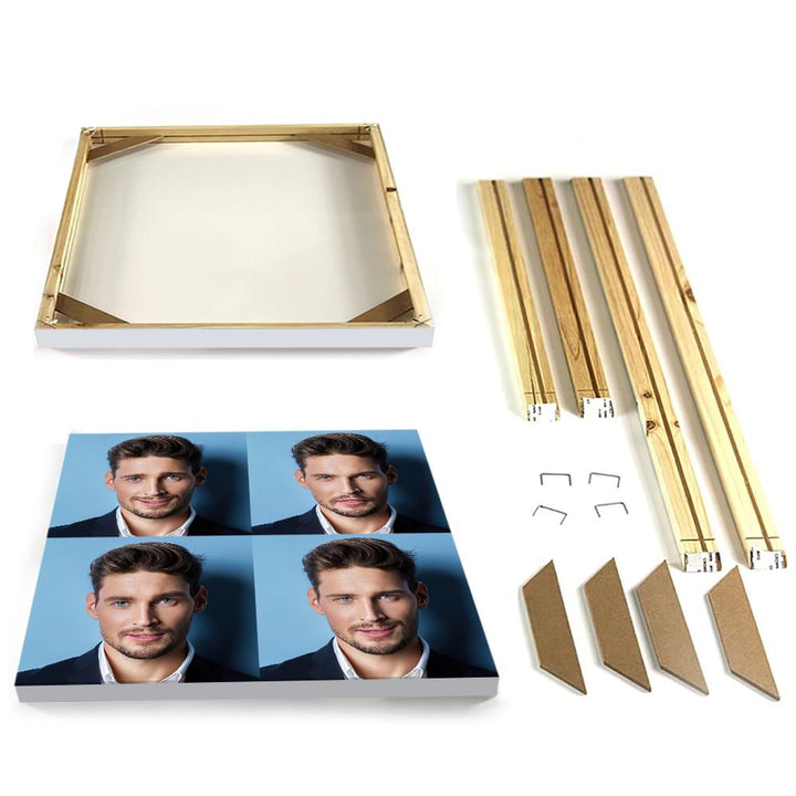 Custom Funny Character Expression Painting Multiple Photo Painting Gifts Canvas Painting