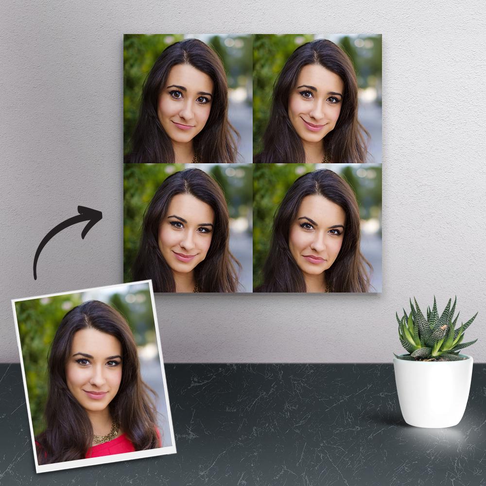 Custom Funny Character Expression Painting Multiple Photo Painting Gifts Canvas Painting