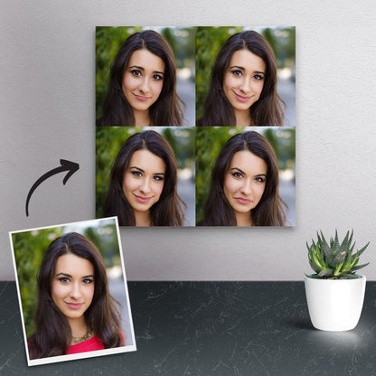 Custom Funny Character Expression Painting Multiple Photo Painting Gifts Canvas Painting