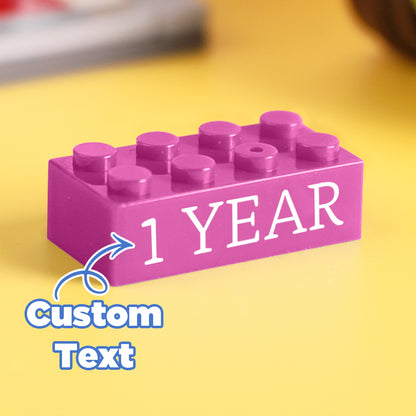 Building Block Gifts Custom Text Induction Gift Company Age Building Blocks Multi-Color Different Size Building Block Gifts