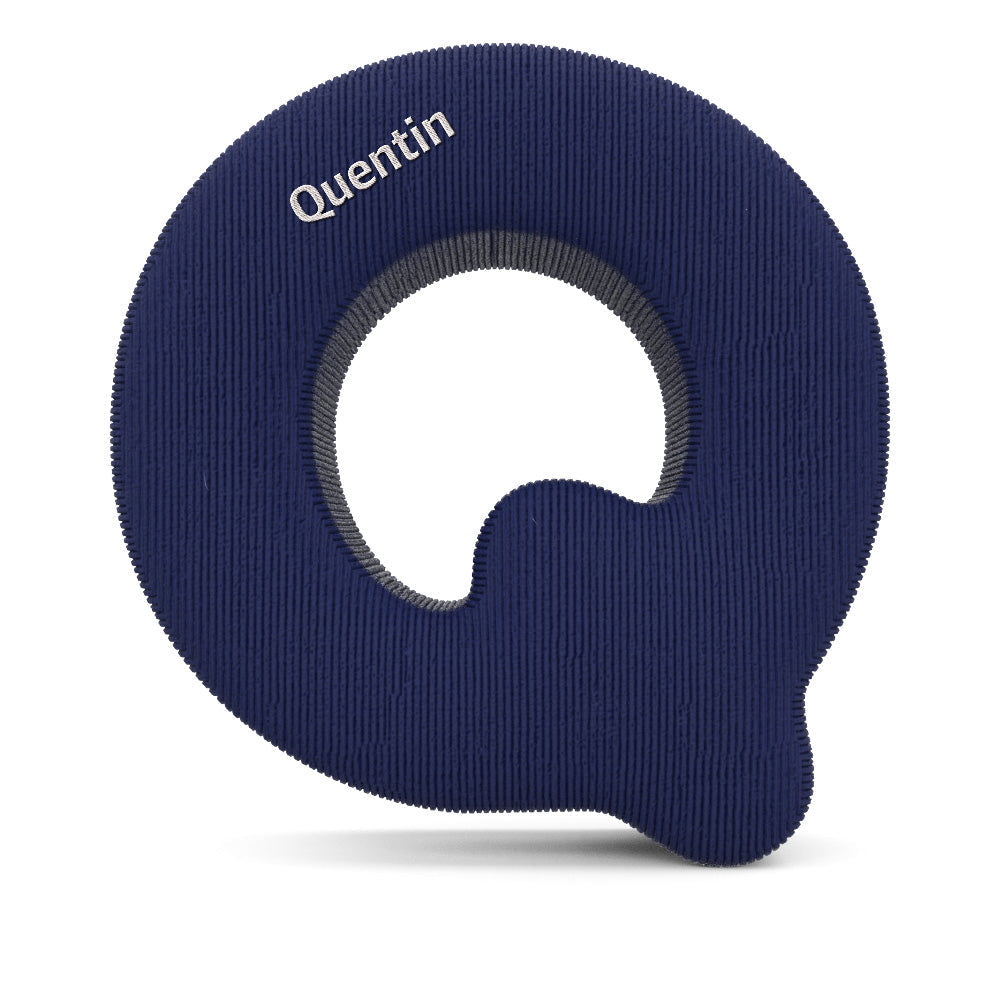 Personalized Alphabet Letter Pillow with Embroidery Name Custom Initial Cushion Unique Gifts